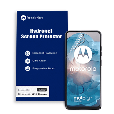 Motorola G24 Power Compatible Premium Hydrogel Screen Protector With Full Coverage Ultra HD